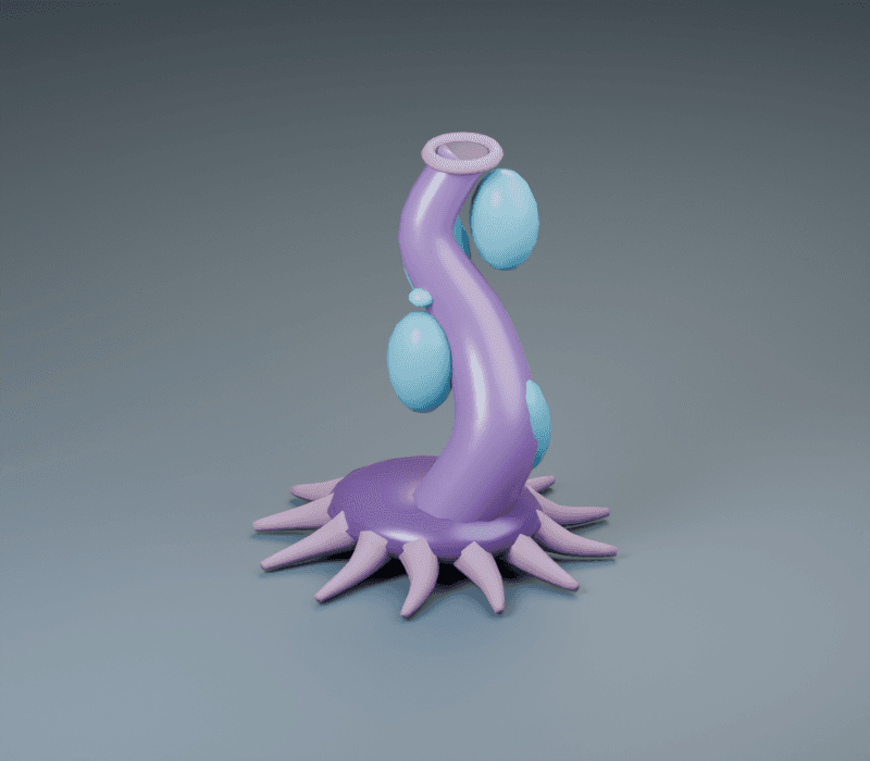 Aerie render, reverse view