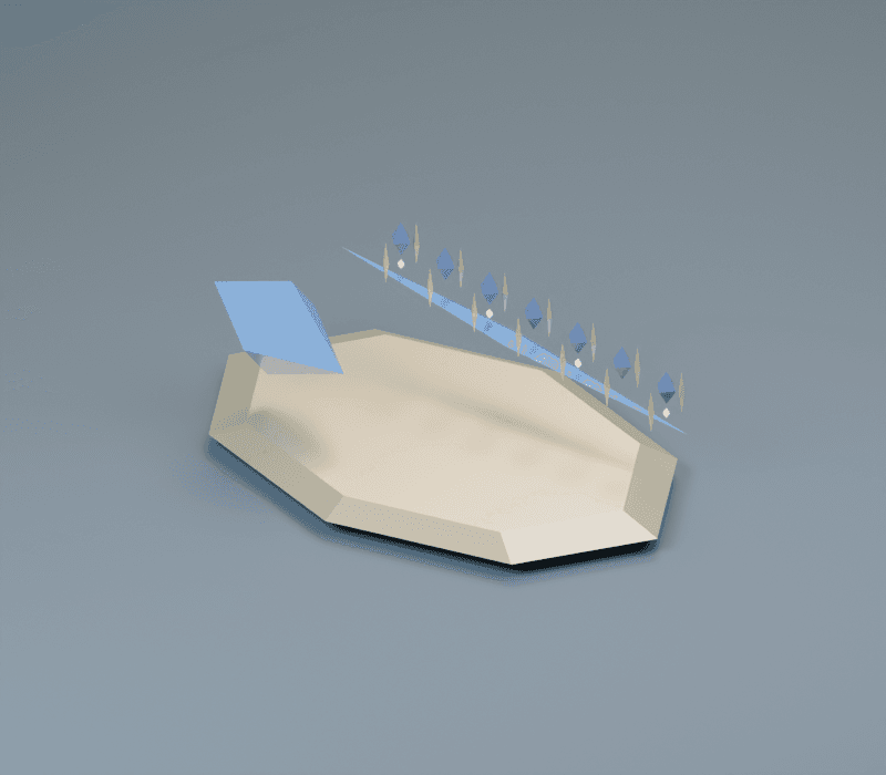 Annex render, reverse view