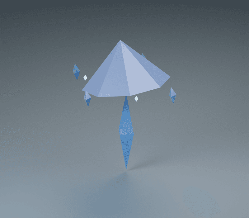 Chime render, reverse view