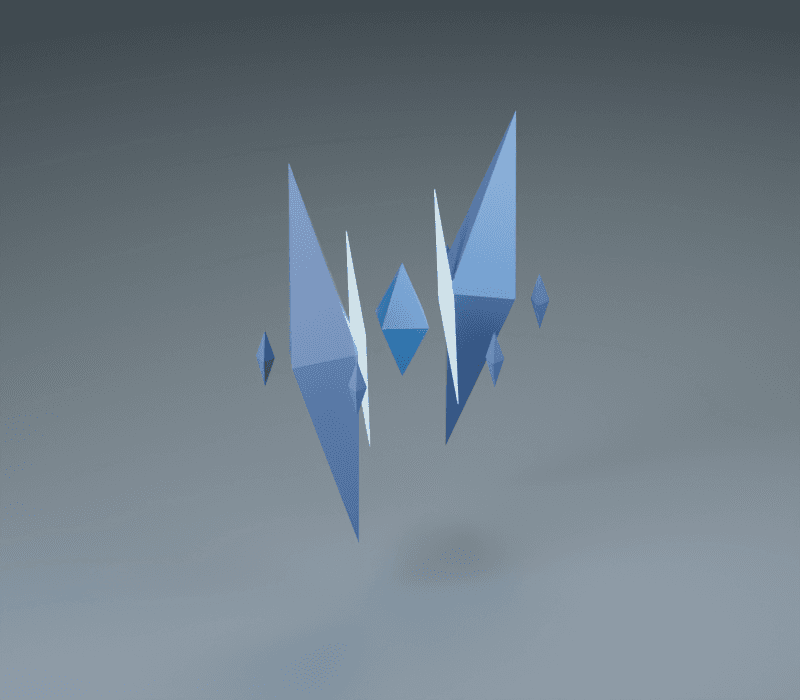 Chord render, reverse view