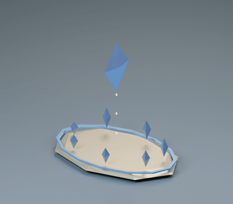 Conclave render, reverse view