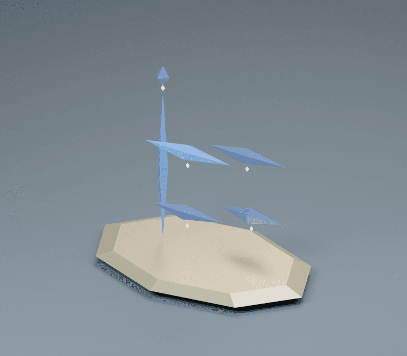 Harbour render, reverse view