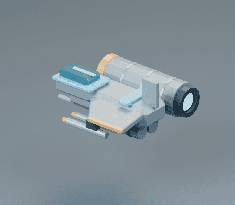 Kestrel render, reverse view