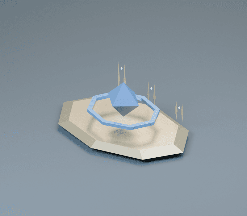 Kiln render, reverse view