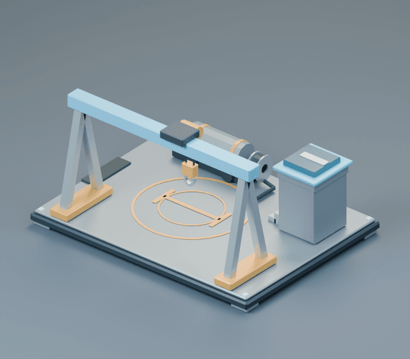 Launch Cradle render, reverse view