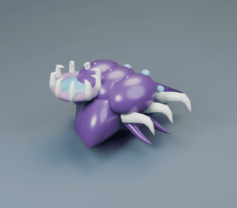 Maw render, reverse view