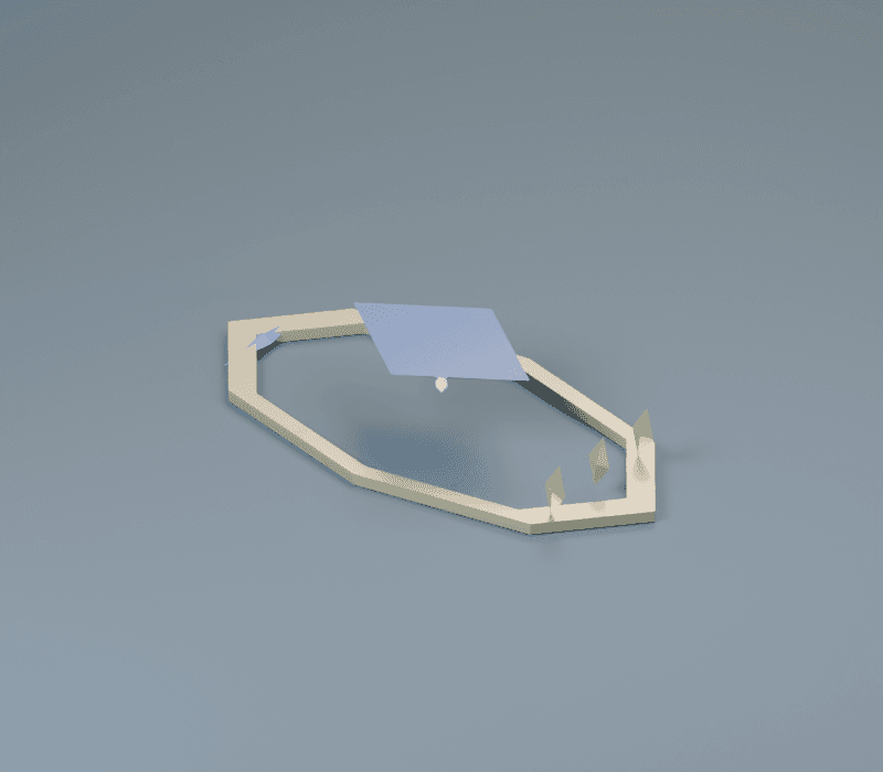 Cistern render, reverse view