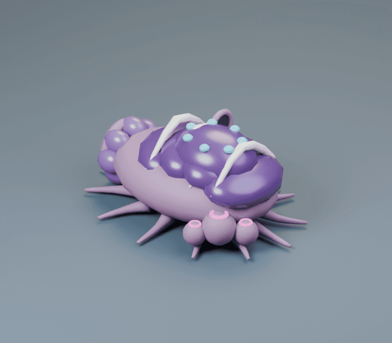 Deep Reef render, reverse view