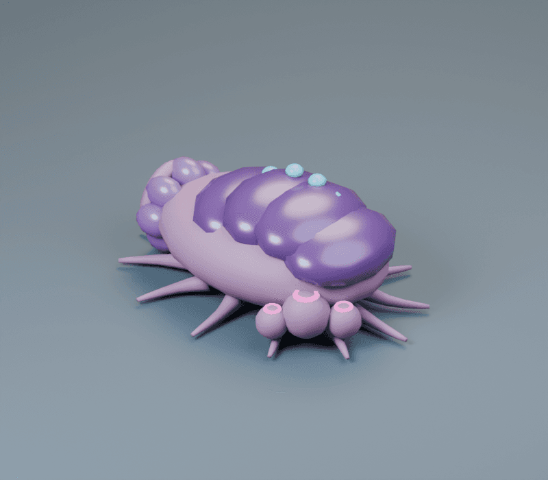 Reef render, reverse view