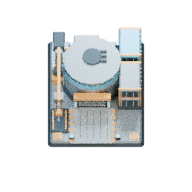Depot facing S