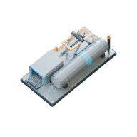 Gas Rig facing SW