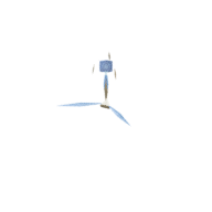 Lantern facing SE