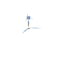 Lantern facing SW