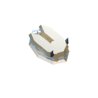 Reliquary facing NW
