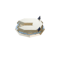 Reliquary facing W